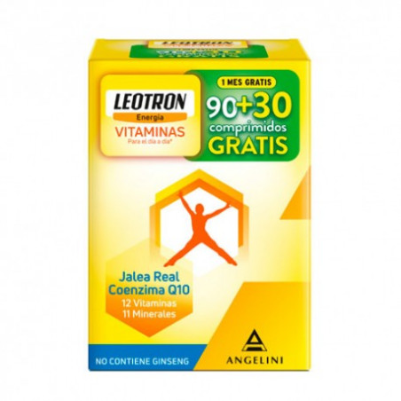 LEOTRON VITAMINAS COMPRIMIDOS RANURADOS 90+30 gratis. LEOTRON VITAMINAS COMPRIMIDOS RANURADOS 90+30 gratis.