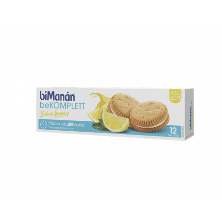 BIMANAN GALLETAS SNACK LIMON 12 UNIDADES