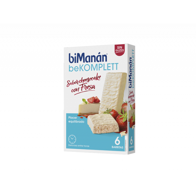 BIMANAN beKOMPLETT BARRITAS CHEESECAKE CON FRESA SNACK 6U