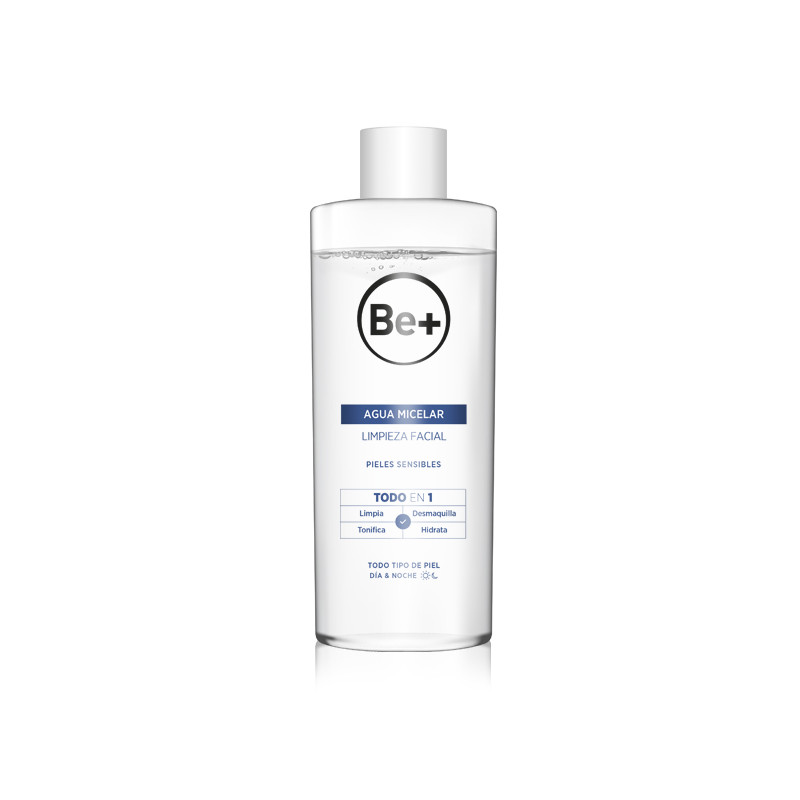 BE+ AGUA MICELAR LIMPIEZA FACIAL 500ML