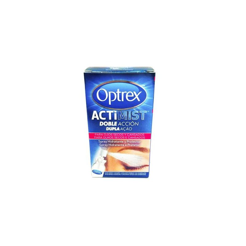 Optrex Actimist Spray 2 en 1 para Ojos Secos e Irritados, 10 ml