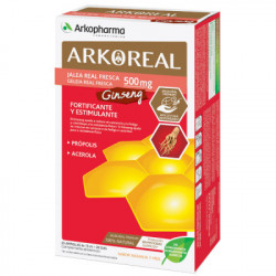 ARKOREAL JALEA REAL FRESCA GINSENG FORTIFICANTE ESTIMULANTE 20 AMPOLLAS