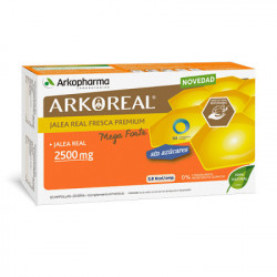 ARKOREAL JALEA REAL FRESCA PREMIUM MEGA FORTE 2500MG SIN AZUCAR 2O AMPOLLAS