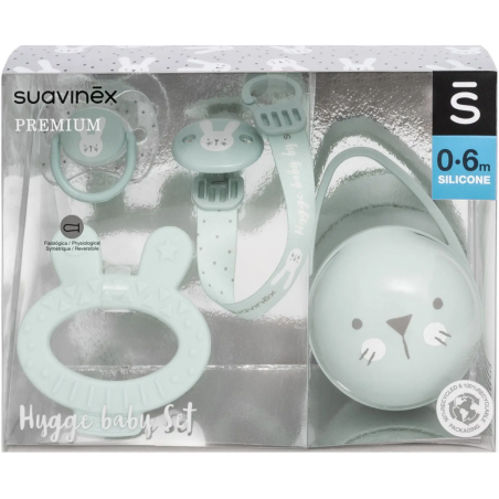 SUAVINEX PREMIUM PACK HUGGE BABY 4 PIEZAS SUAVINEX PREMIUM PACK HUGGE BABY 4 PIEZAS