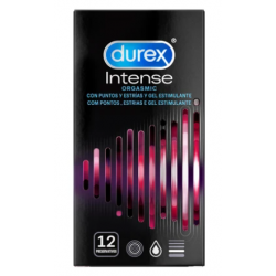 DUREX INTENSE ORGASMIC PRESERVATIVOS 12U