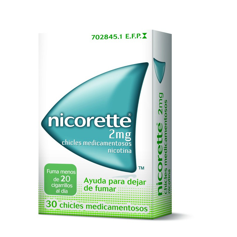 NICORETTE 2 mg CHICLES MEDICAMENTOSOS