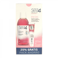 SEA4 PACK ENCÍAS COLUTORIO 500ML + PASTA DENTÍFRICA 75ML