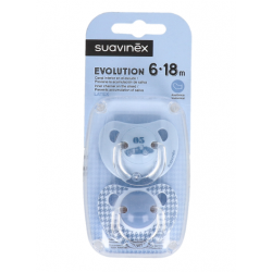 SUAVINEX CHUPETE EVOLUTION AZUL 6-18MESES