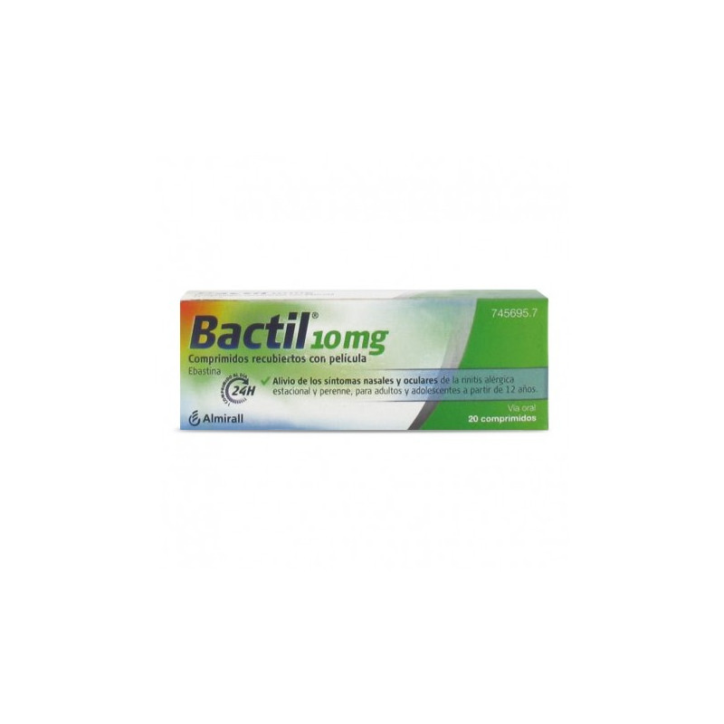 BACTIL 10MG 20 COMPRIMIDOS RECUBIERTOS