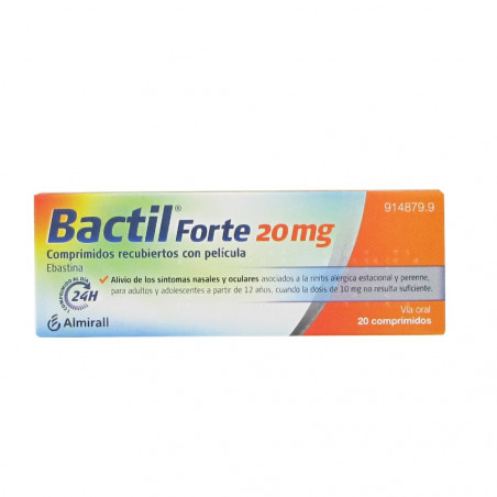 BACTIL FORTE 20MG COMPRIMIDOS RECUBIERTOS