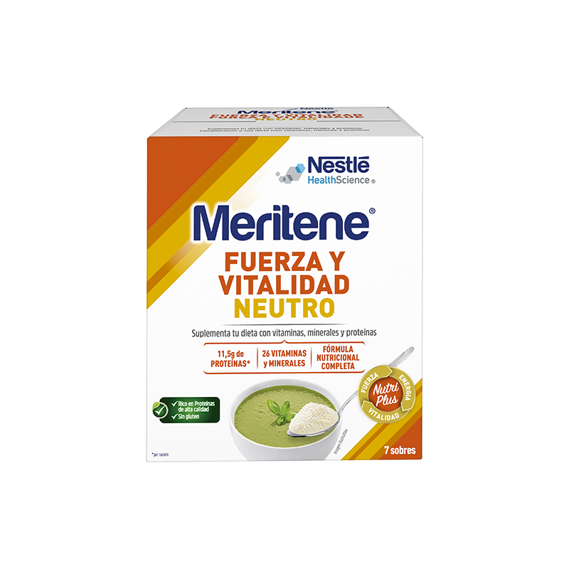 MERITENE FUERZA Y VITALIDAD NEUTRO 7 SOBRES