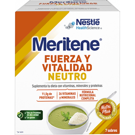 MERITENE FUERZA Y VITALIDAD NEUTRO 7 SOBRES