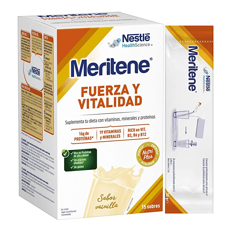 MERITENE FUERZA Y VITALIDAD 15 SOBRES