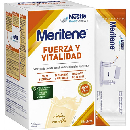 MERITENE FUERZA Y VITALIDAD 15 SOBRES