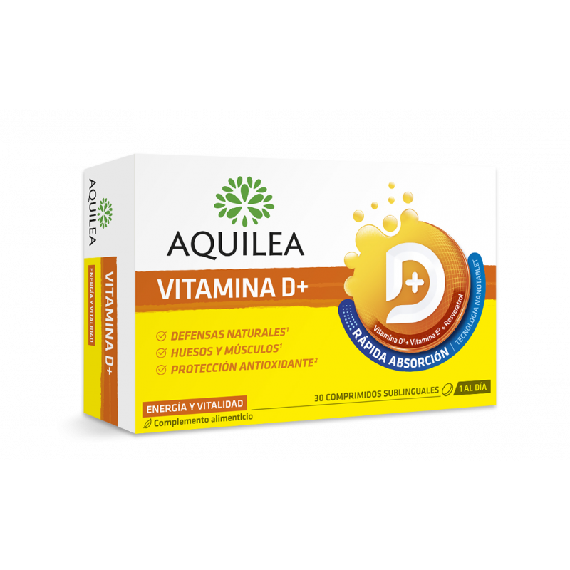 AQUILEA VITAMINA D+ ENERGIA Y VITALIDAD 30 COMPRIMIDOS