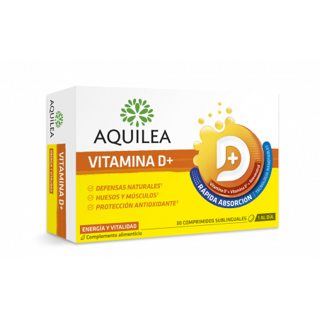 AQUILEA VITAMINA D+ ENERGIA Y VITALIDAD 30 COMPRIMIDOS