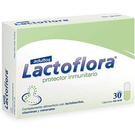 LACTOFLORA PROTECTOR INMUNITARIO 30 CAPSULAS LACTOFLORA PROTECTOR INMUNITARIO 30 CAPSULAS