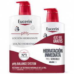 EUCERIN PIEL SENSIBLE PH5 LOCION HIDRATANTE 1L + 400ML