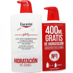 EUCERIN PIEL SENSIBLE PH5 LOCION ULTRALIGERA 1L + 400ML