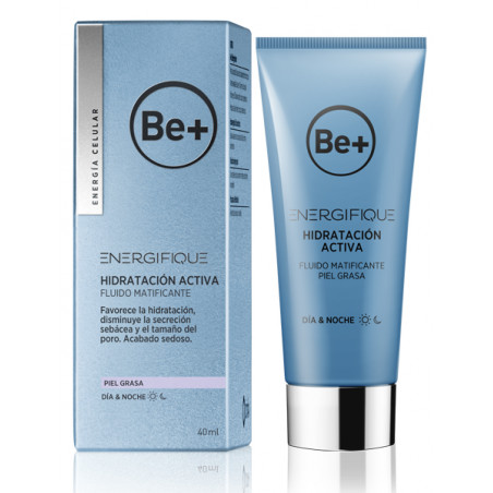 BE+ ENERGIFIQUE HIDRATACIÓN ACTIVA MATIFICANTE PIEL GRASA 40ML BE+ ENERGIFIQUE HIDRATACIÓN ACTIVA MATIFICANTE PIEL GRASA 40ML