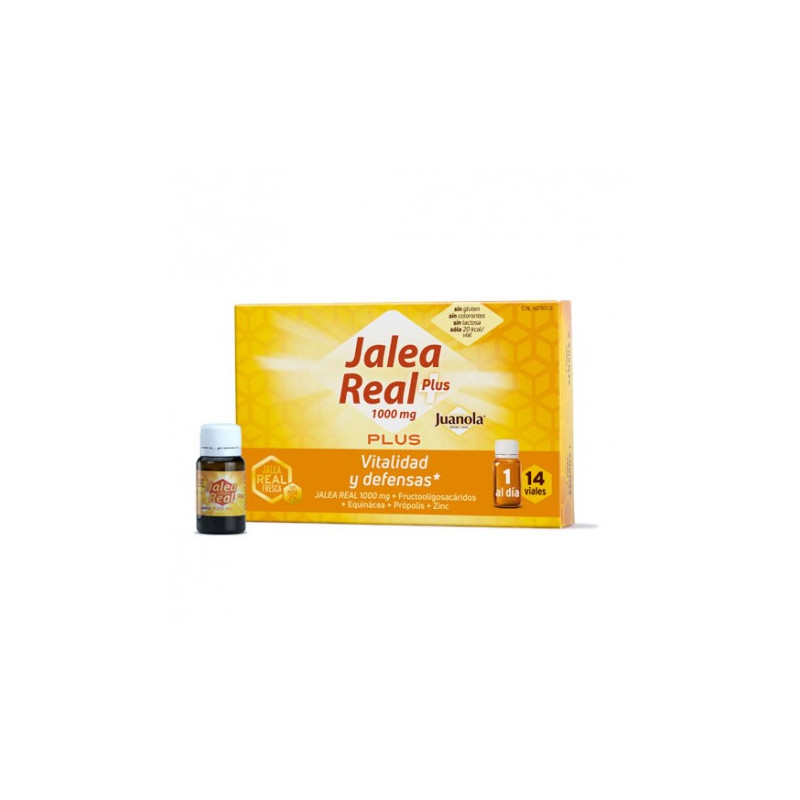 JUANOLA JALEA REAL PLUS 1000MG 14 VIALES