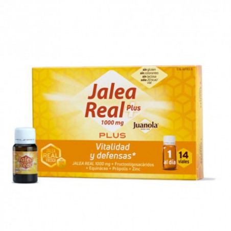 JUANOLA JALEA REAL PLUS 1000MG 14 VIALES