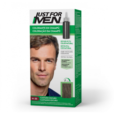 JUST FOR MEN COLORANTE H-35 CASTAÑO OSCURO