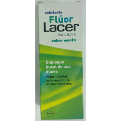 LACER COLUTORIO FLUOR DIARIO 0,05 % MENTA 500 ML