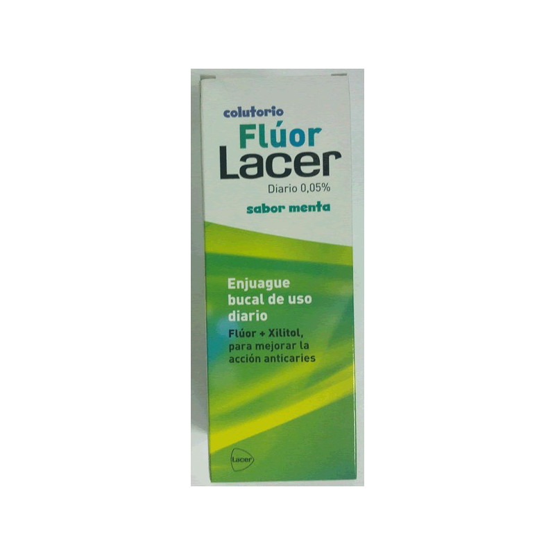 LACER COLUTORIO FLUOR DIARIO 0,05 % MENTA 500 ML