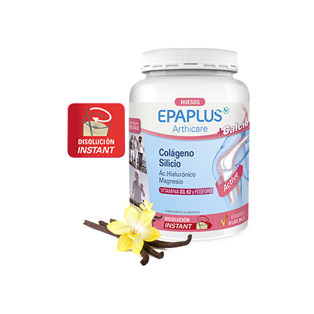 EPAPLUS ARTHICARE REMINERALIZAR HUESOS COLÁGENO + SILICIO + CALCIO VAINILLA