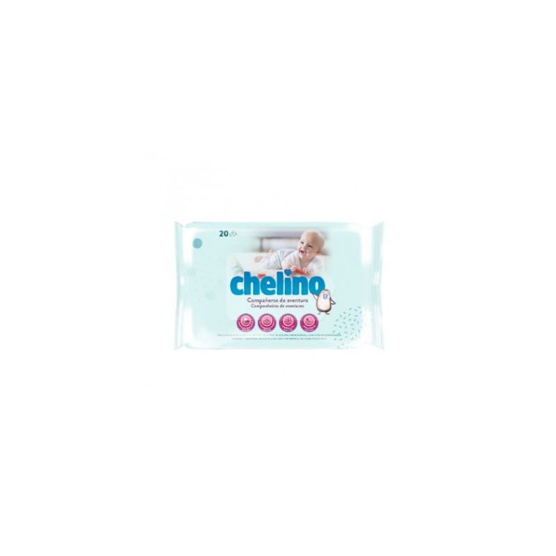 TOALLITAS CHELINO FASHION & LOVE 20 TOALLITAS