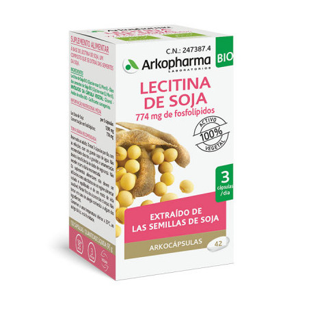 ARKOCAPSULAS LECITINA DE SOJA CAPSULAS ARKOCAPSULAS LECITINA DE SOJA CAPSULAS