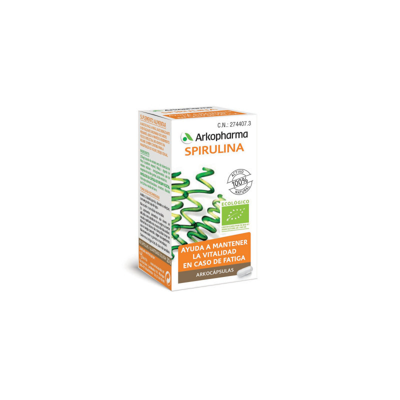 ARKOCAPSULAS SPIRULINA CANSANCIO 45 CAPSULAS