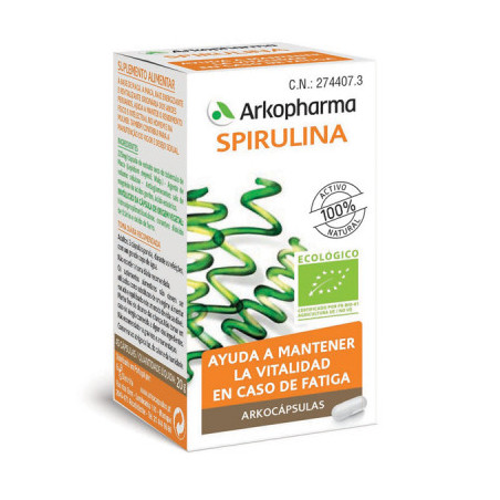 ARKOCAPSULAS SPIRULINA CANSANCIO 45 CAPSULAS ARKOCAPSULAS SPIRULINA CANSANCIO 45 CAPSULAS