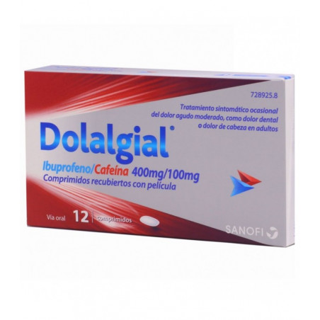 DOLALGIAL IBUPROFENO/CAFEÍNA 400MG/100MG COMPRIMIDOS DOLALGIAL IBUPROFENO/CAFEÍNA 400MG/100MG COMPRIMIDOS