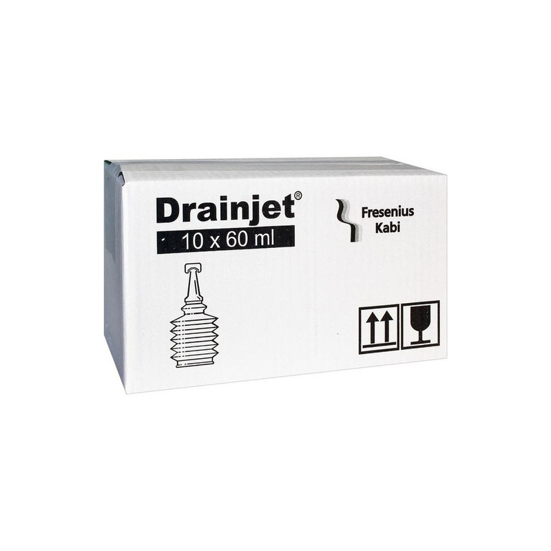 DRAINJET SUERO FISIOLOGICO IRRIGACIÓN 10x60ml
