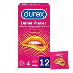 DUREX DAME PLACER PRESERVATIVOS 12U