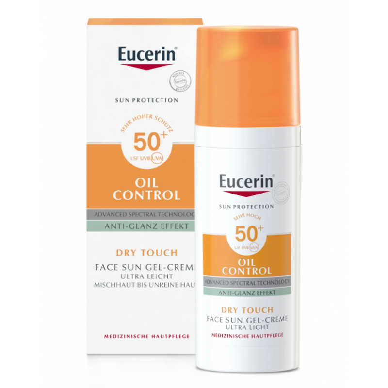 EUCERIN SUN GEL CREMA OIL CONTROL DRY TOUCH SPF50+ 50ML