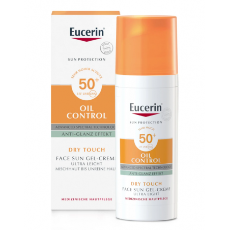 EUCERIN SUN GEL CREMA OIL CONTROL DRY TOUCH SPF50+ 50ML