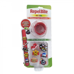 REPEL BITE NIÑOS PULSERA ANTIMOSQUITOS CITRONELA