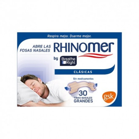 RHINOMER BREATHE RIGHT TIRAS NASALES