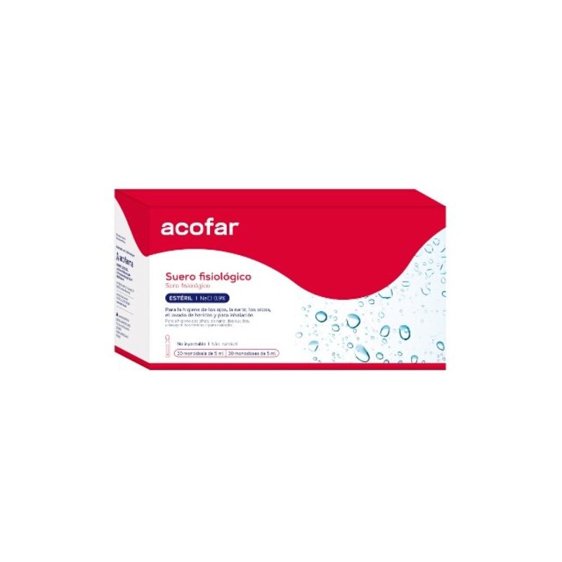 APOSAN SUERO FISIOLOGICO MONODOSIS 5 ML 30 U