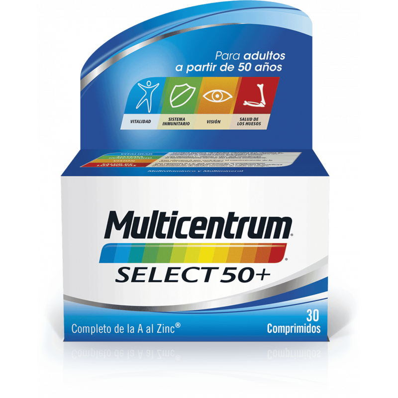 MULTICENTRUM SELECT 50+ 30 COMPRIMIDOS