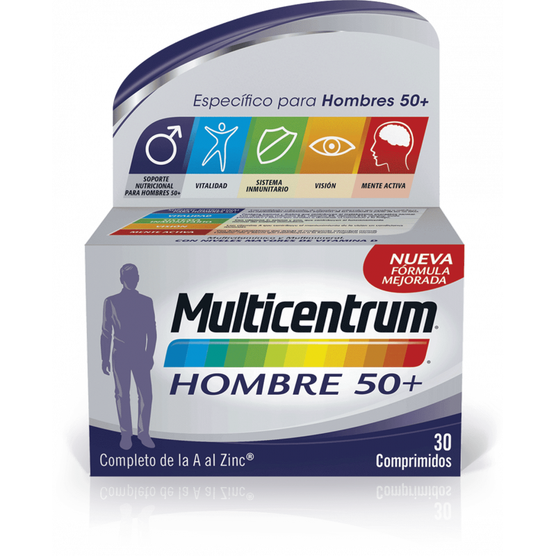 MULTICENTRUM HOMBRE 50+ COMPRIMIDOS
