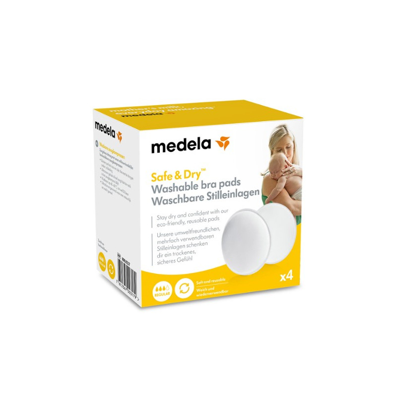 MEDELA DISCOS ABSORBENTES LAVABLES 4 U