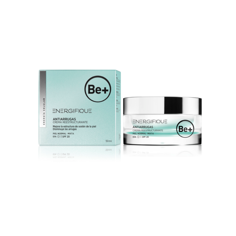 BE+ ENERGIFIQUE ANTIARRUGAS CREMA HIDRATANTE REESTRUCTURANTE PIEL NORMAL MIXTA SPF20 50ML