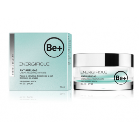 BE+ ENERGIFIQUE ANTIARRUGAS CREMA HIDRATANTE REESTRUCTURANTE PIEL NORMAL MIXTA SPF20 50ML BE+ ENERGIFIQUE ANTIARRUGAS CREMA HIDRATANTE REESTRUCTURANTE PIEL NORMAL MIXTA SPF20 50ML