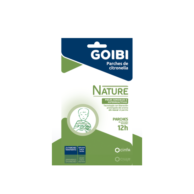 GOIBI NATURE CITRONELLA ANTIMOSQUITOS 24 PARCHES