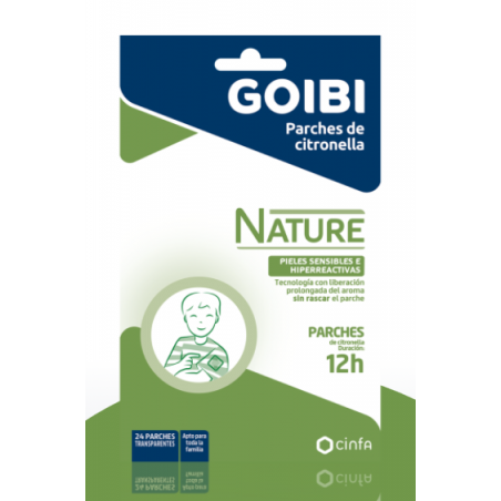 GOIBI NATURE CITRONELLA ANTIMOSQUITOS 24 PARCHES