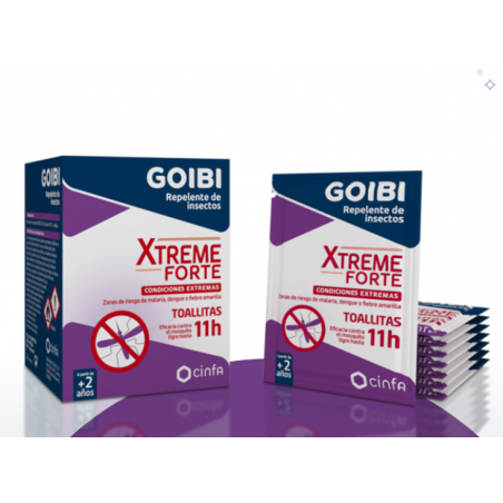 GOIBI XTREME ANTIMOSQUITOS 16 TOALLITAS